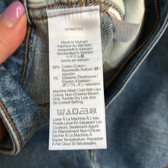 Madewell Curvy Stovepipe jeans 👖 size 14W NWT - Picture 5 of 6